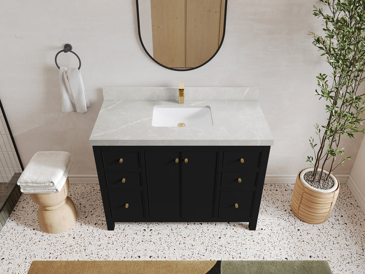 Chicago 48 in. W x 22 in. D Single Sink Bathroom Vanity - photo 30