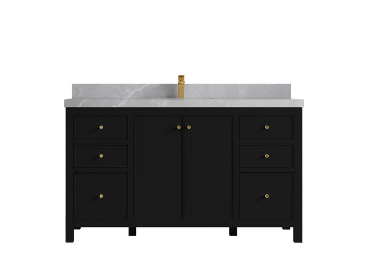 Chicago 60 in. W x 22 in. D Single Sink Bathroom Vanity - photo 33