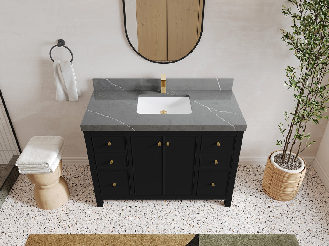 Chicago 48 in. W x 22 in. D Single Sink Bathroom Vanity