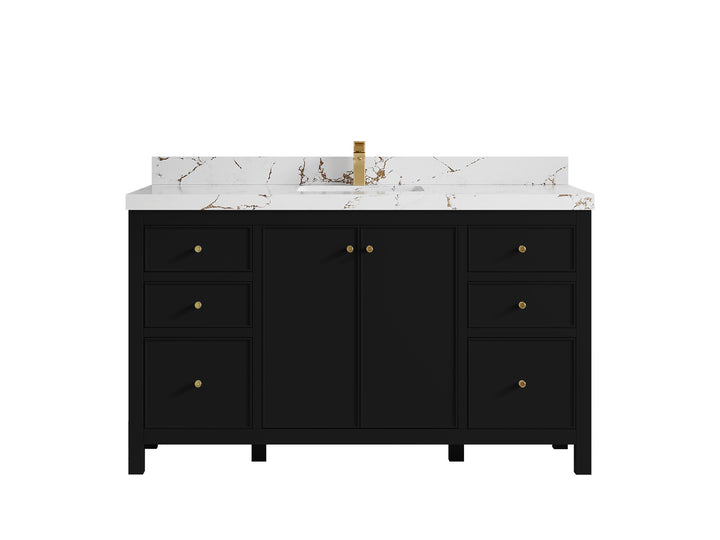 Chicago 60 in. W x 22 in. D Single Sink Bathroom Vanity - photo 37