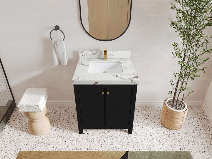 Chicago 30 in. W x 22 in. D Single Sink Bathroom Vanity - photo 38