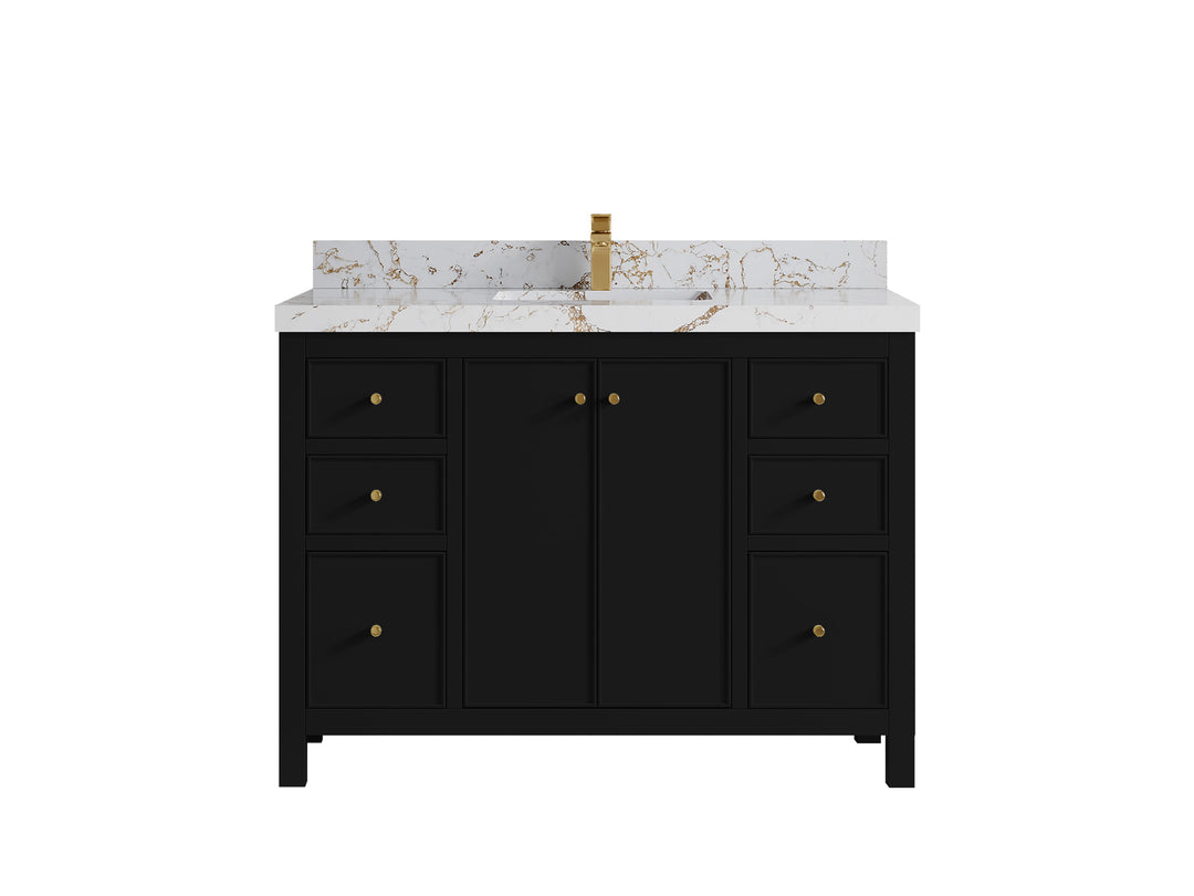 Chicago 48 in. W x 22 in. D Single Sink Bathroom Vanity