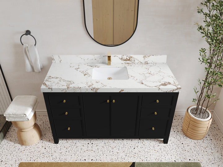 Chicago 60 in. W x 22 in. D Single Sink Bathroom Vanity - photo 38