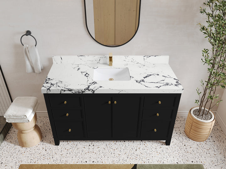 Chicago 60 in. W x 22 in. D Single Sink Bathroom Vanity - photo 40