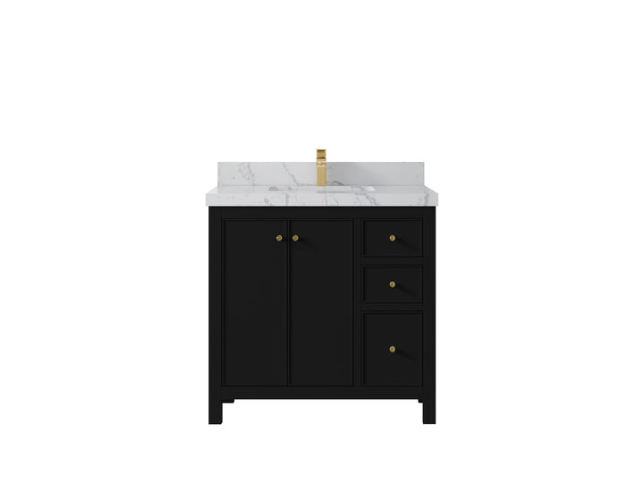 Chicago 36 in. W x 22 in. D Center Sink Bathroom Vanity - photo 43