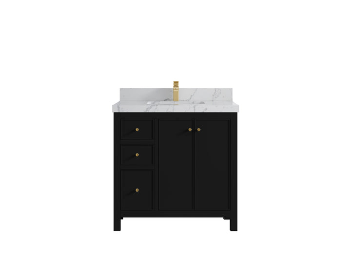 Chicago 36 in. W x 22 in. D Center Sink Bathroom Vanity - photo 43