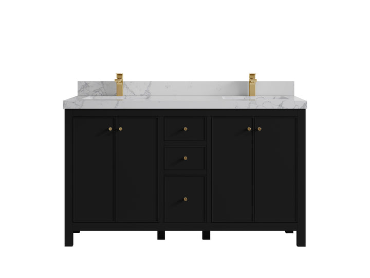 Chicago 60 in. W x 22 in. D Double Sink Bathroom Vanity - photo 41