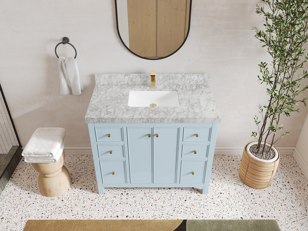 Chicago 42 in. W x 22 in. D Single Sink Bathroom Vanity