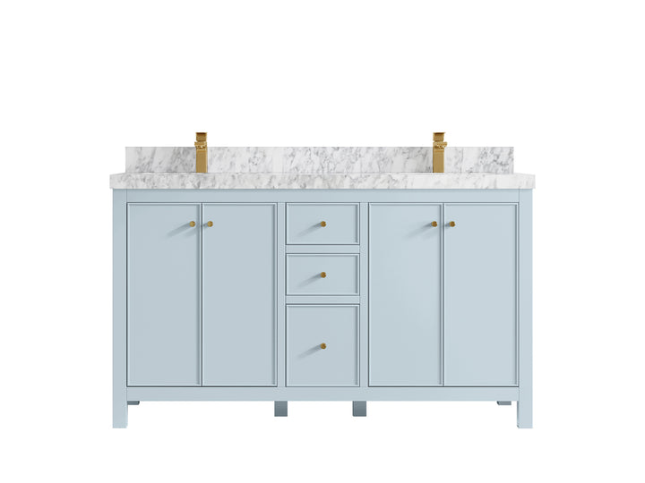 Chicago 60 in. W x 22 in. D Double Sink Bathroom Vanity - photo 11