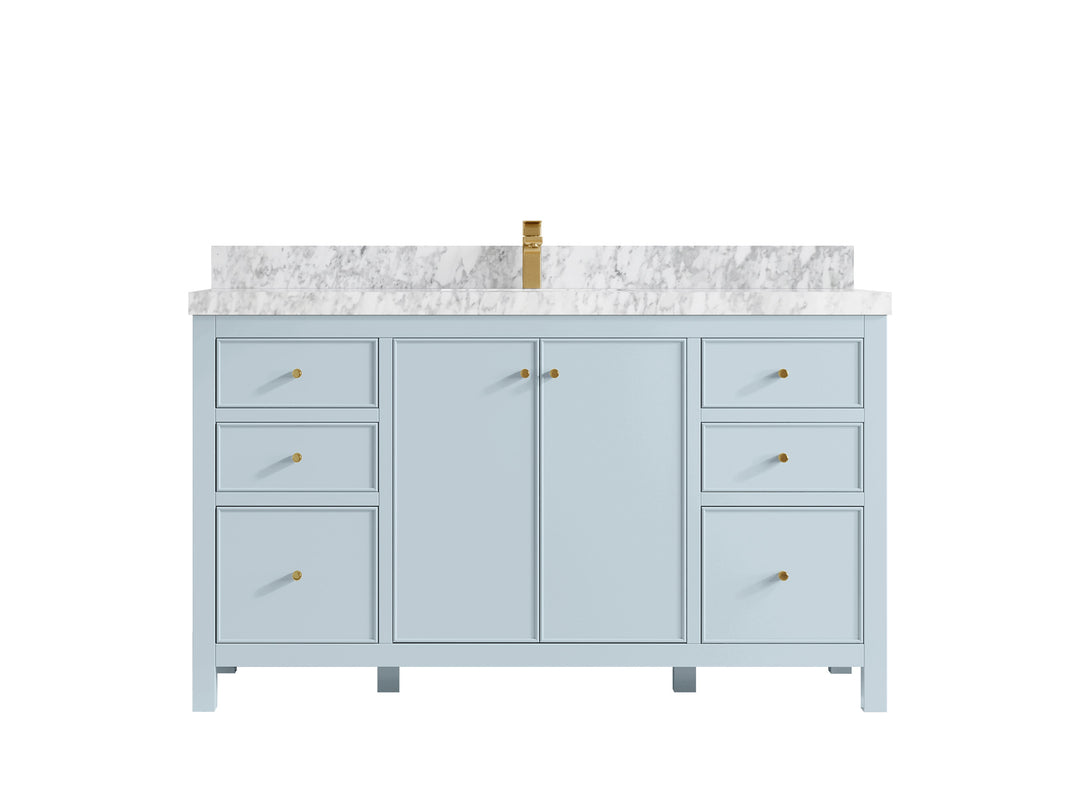 Chicago 60 in. W x 22 in. D Single Sink Bathroom Vanity