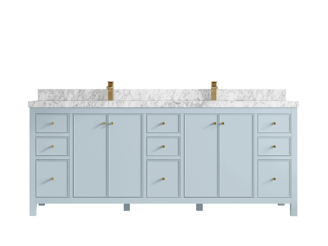 Chicago 84 in. W x 22 in. D Double Sink Bathroom Vanity
