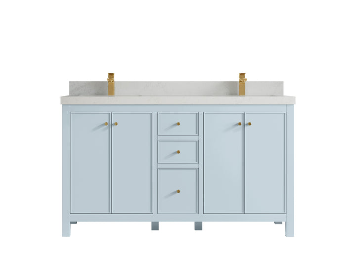 Chicago 60 in. W x 22 in. D Double Sink Bathroom Vanity - photo 13