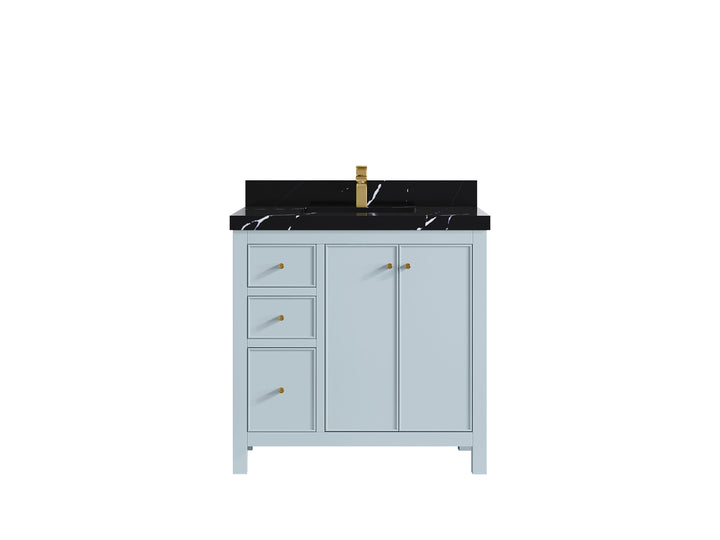 Chicago 36 in. W x 22 in. D Center Sink Bathroom Vanity - photo 9