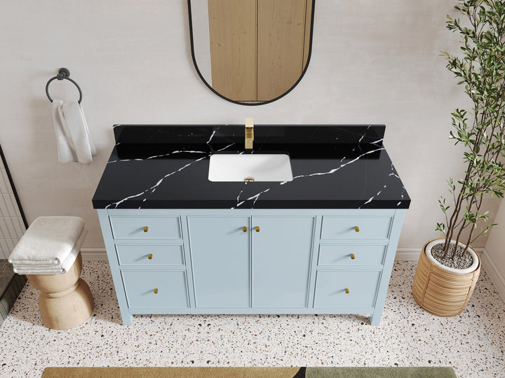 Chicago 60 in. W x 22 in. D Single Sink Bathroom Vanity - photo 8