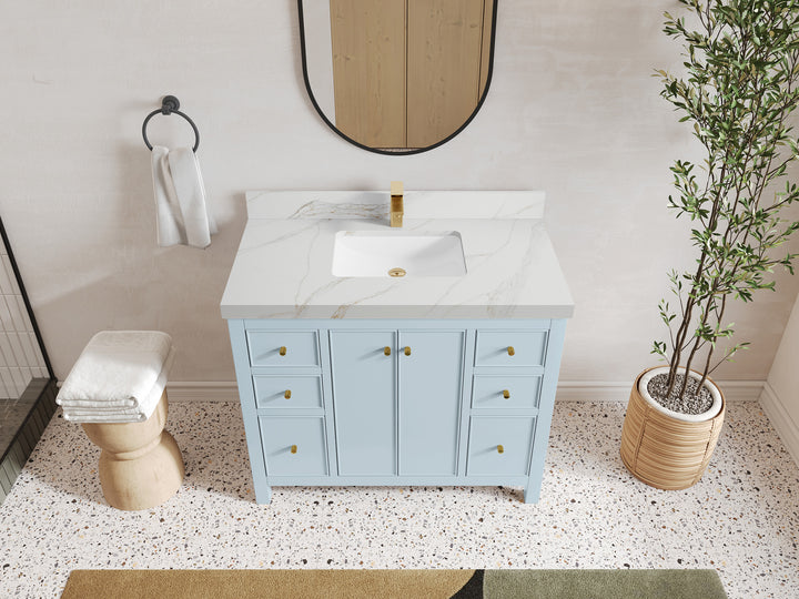 Chicago 42 in. W x 22 in. D Single Sink Bathroom Vanity - photo 30