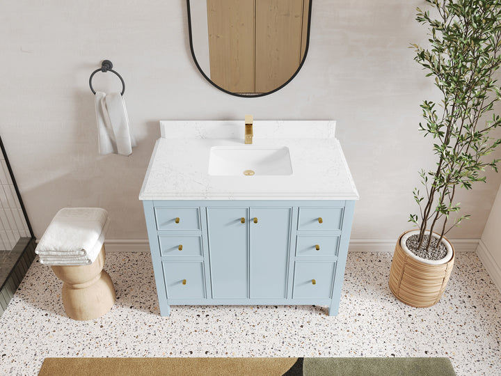 Chicago 42 in. W x 22 in. D Single Sink Bathroom Vanity - photo 34
