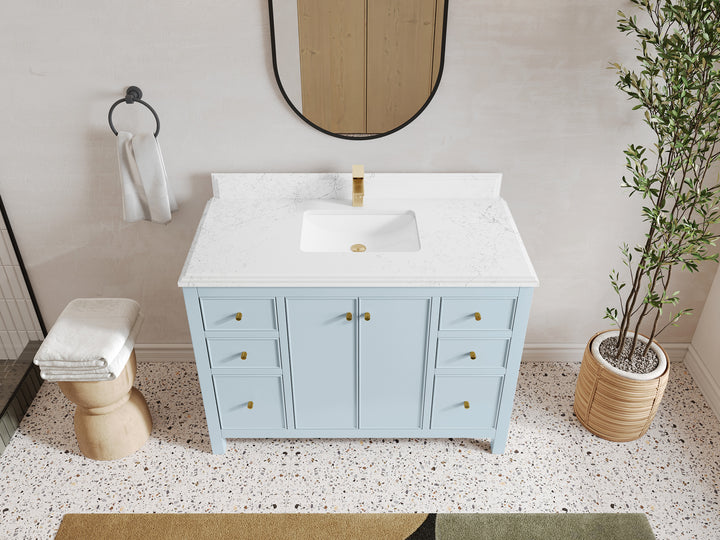 Chicago 48 in. W x 22 in. D Single Sink Bathroom Vanity - photo 26