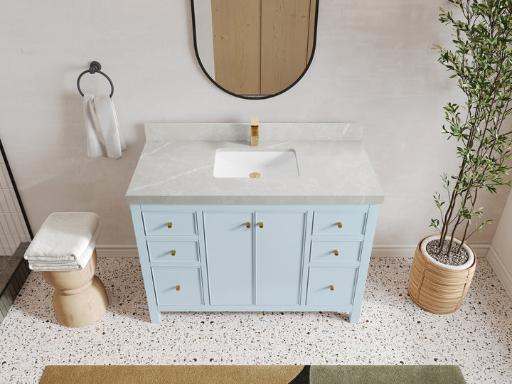 Chicago 48 in. W x 22 in. D Single Sink Bathroom Vanity - photo 32