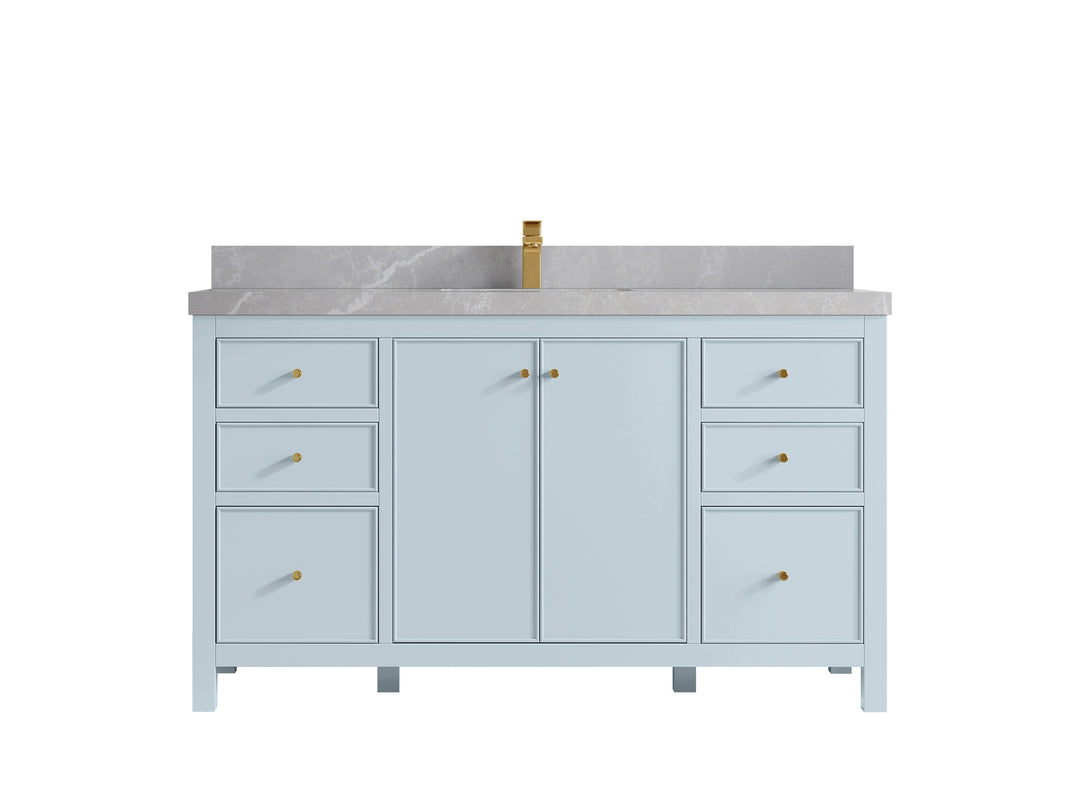 Chicago 60 in. W x 22 in. D Single Sink Bathroom Vanity