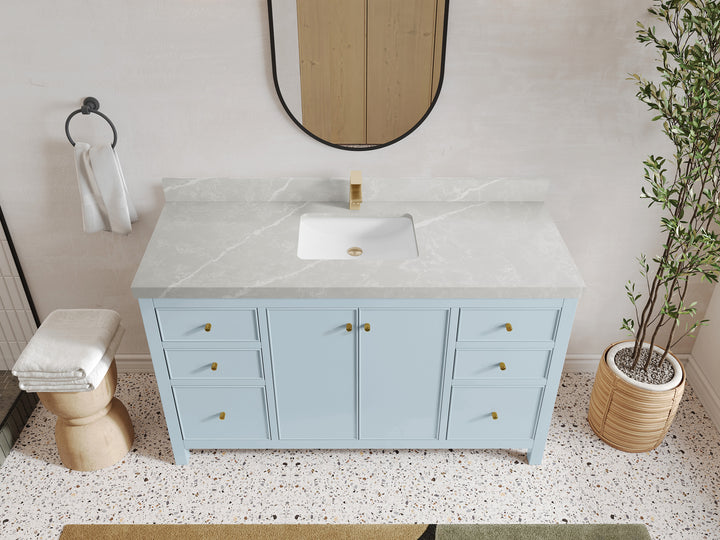Chicago 60 in. W x 22 in. D Single Sink Bathroom Vanity - photo 30