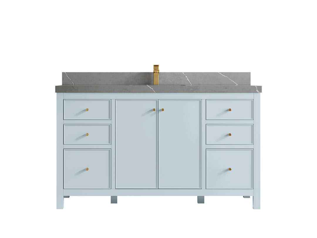 Chicago 60 in. W x 22 in. D Single Sink Bathroom Vanity