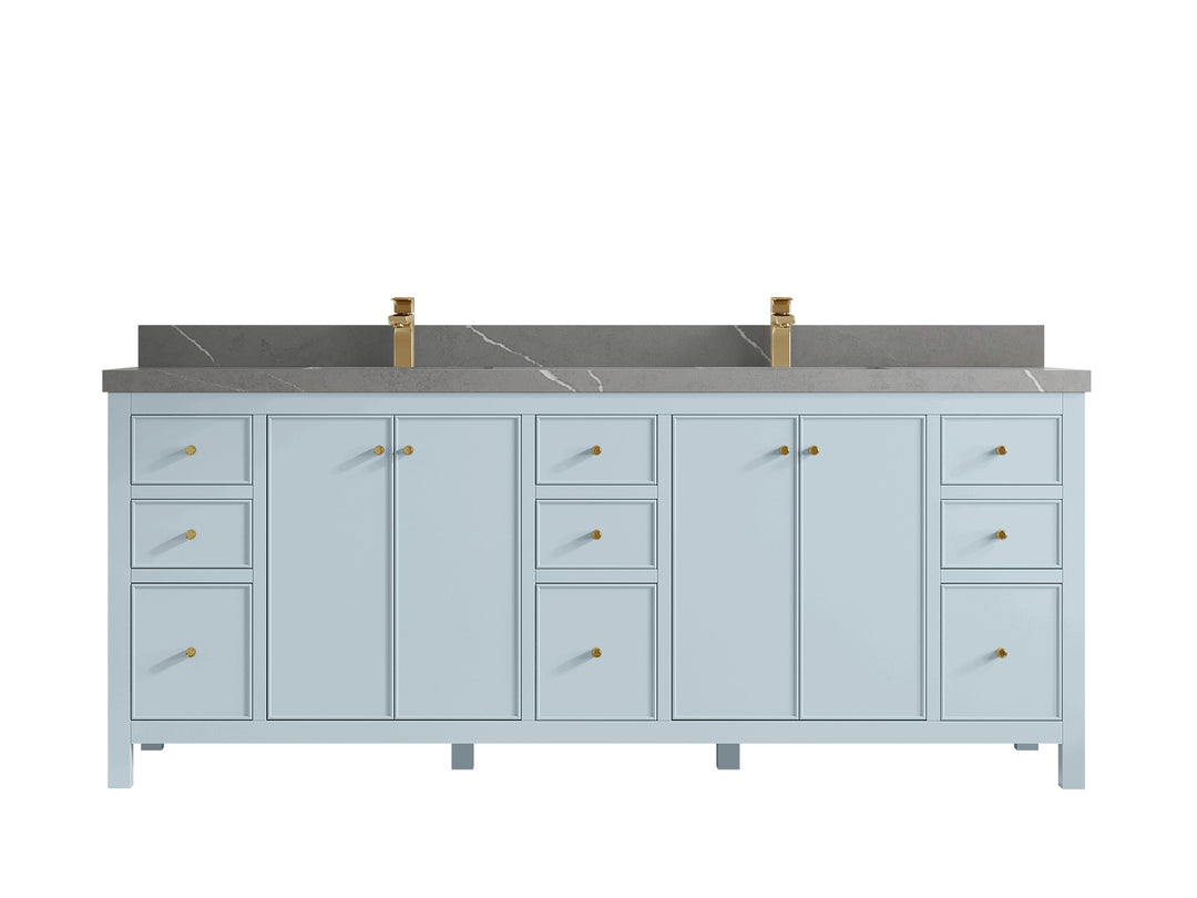 Chicago 84 in. W x 22 in. D Double Sink Bathroom Vanity