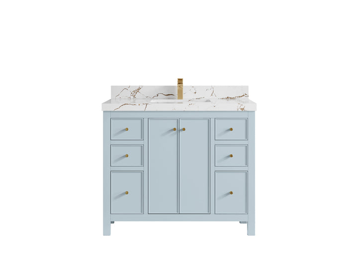 Chicago 42 in. W x 22 in. D Single Sink Bathroom Vanity - photo 37
