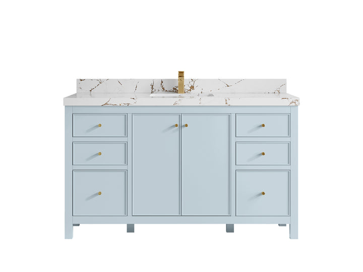 Chicago 60 in. W x 22 in. D Single Sink Bathroom Vanity - photo 35