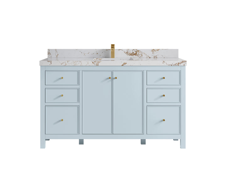 Chicago 60 in. W x 22 in. D Single Sink Bathroom Vanity - photo 37
