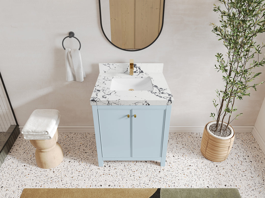 Chicago 30 in. W x 22 in. D Single Sink Bathroom Vanity