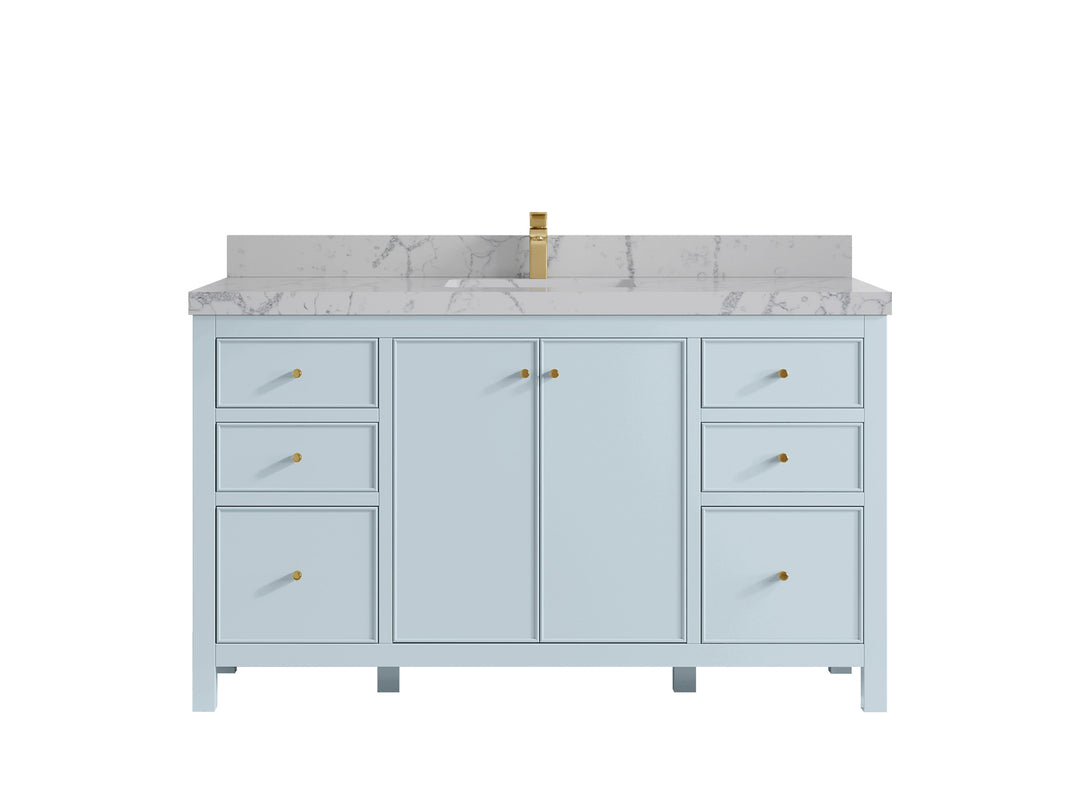 Chicago 60 in. W x 22 in. D Single Sink Bathroom Vanity