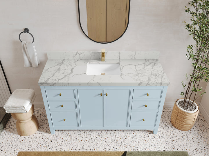 Chicago 60 in. W x 22 in. D Single Sink Bathroom Vanity - photo 40