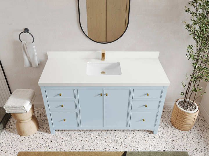 Chicago 60 in. W x 22 in. D Single Sink Bathroom Vanity - photo 42