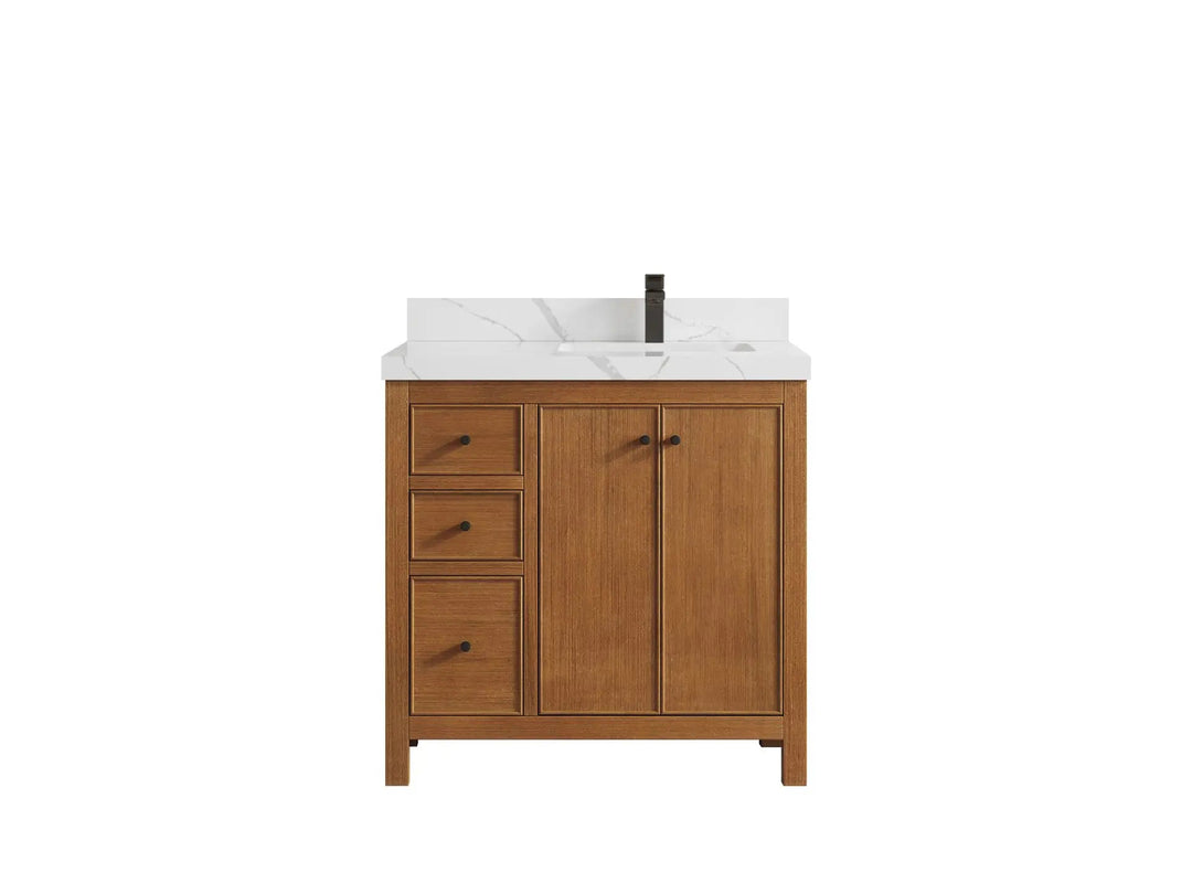 Teak_36 - Single Sink - Bathroom Vanity size 30 - 39 IN - photo 34