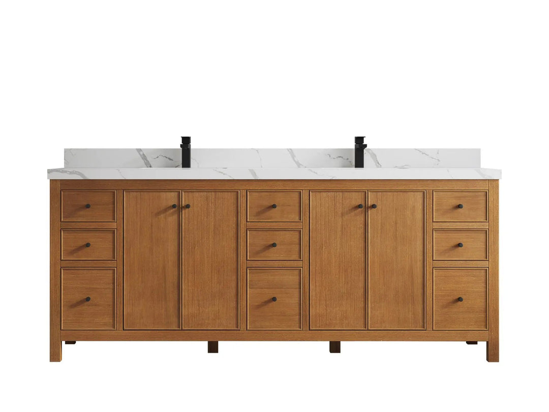 Bathroom Vanities - Double Sink - Bathroom Vanity size 80 IN and up - Teak Wood - photo 10