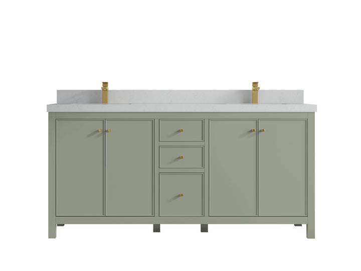 Chicago 72 in. W x 22 in. D Double Sink Bathroom Vanity - photo 13