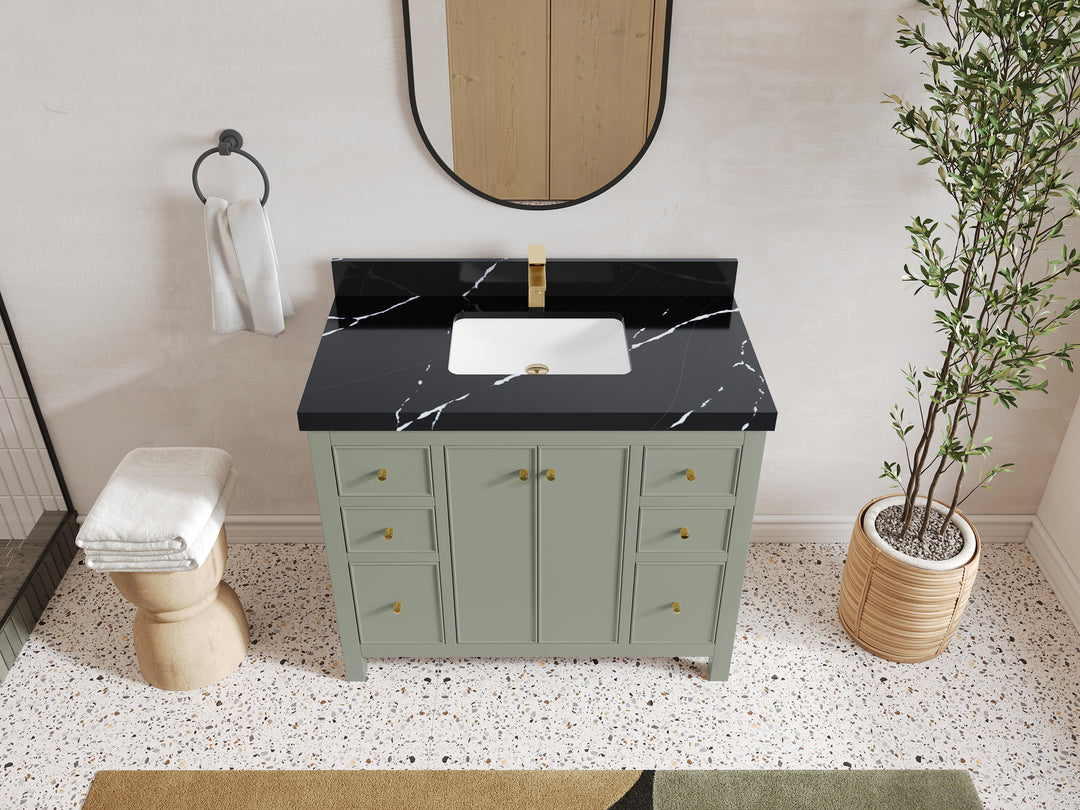 Chicago 42 in. W x 22 in. D Single Sink Bathroom Vanity