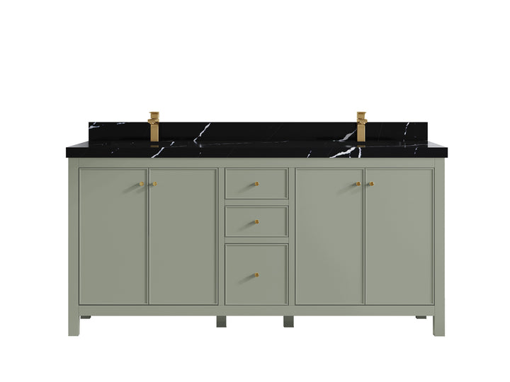 Chicago 72 in. W x 22 in. D Double Sink Bathroom Vanity - photo 9