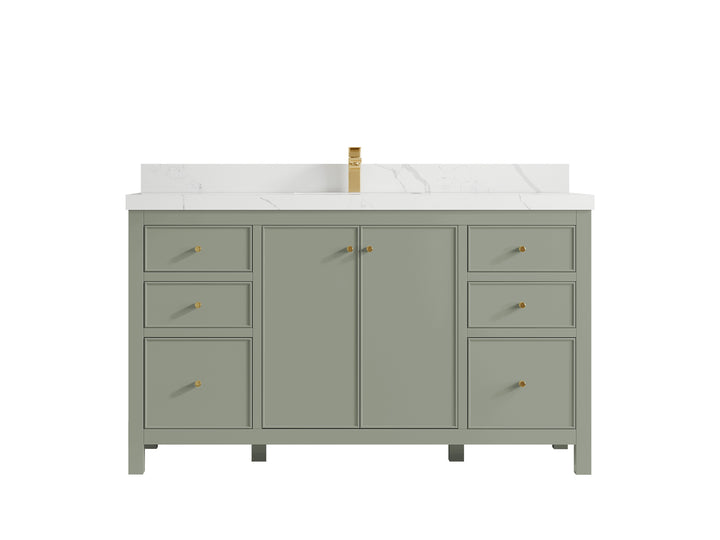 Chicago 60 in. W x 22 in. D Single Sink Bathroom Vanity - photo 17