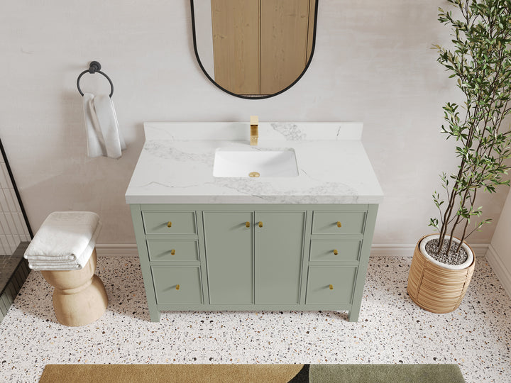 Chicago 48 in. W x 22 in. D Single Sink Bathroom Vanity - photo 18