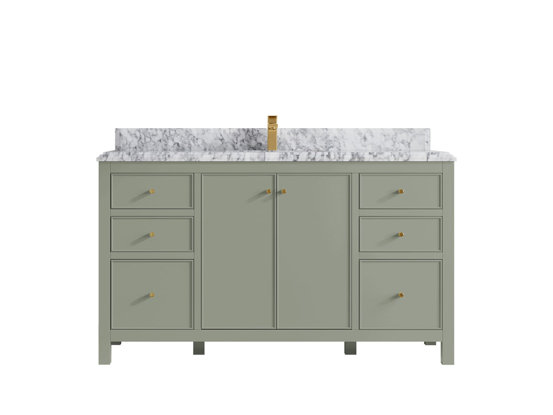 Chicago 60 in. W x 22 in. D Single Sink Bathroom Vanity