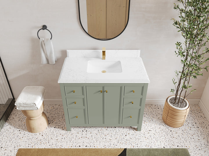 Chicago 42 in. W x 22 in. D Single Sink Bathroom Vanity - photo 24