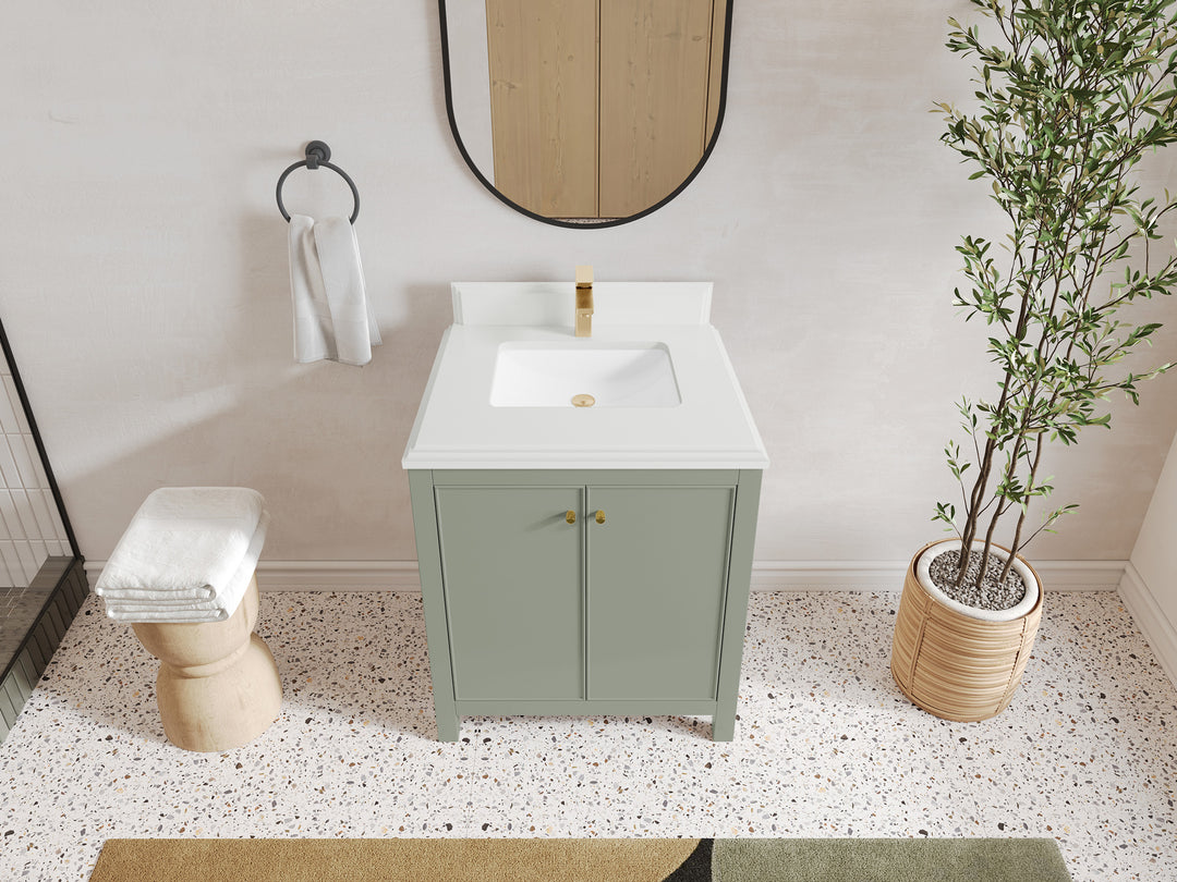 Chicago 30 in. W x 22 in. D Single Sink Bathroom Vanity