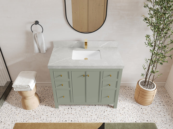 Chicago 42 in. W x 22 in. D Single Sink Bathroom Vanity - photo 30