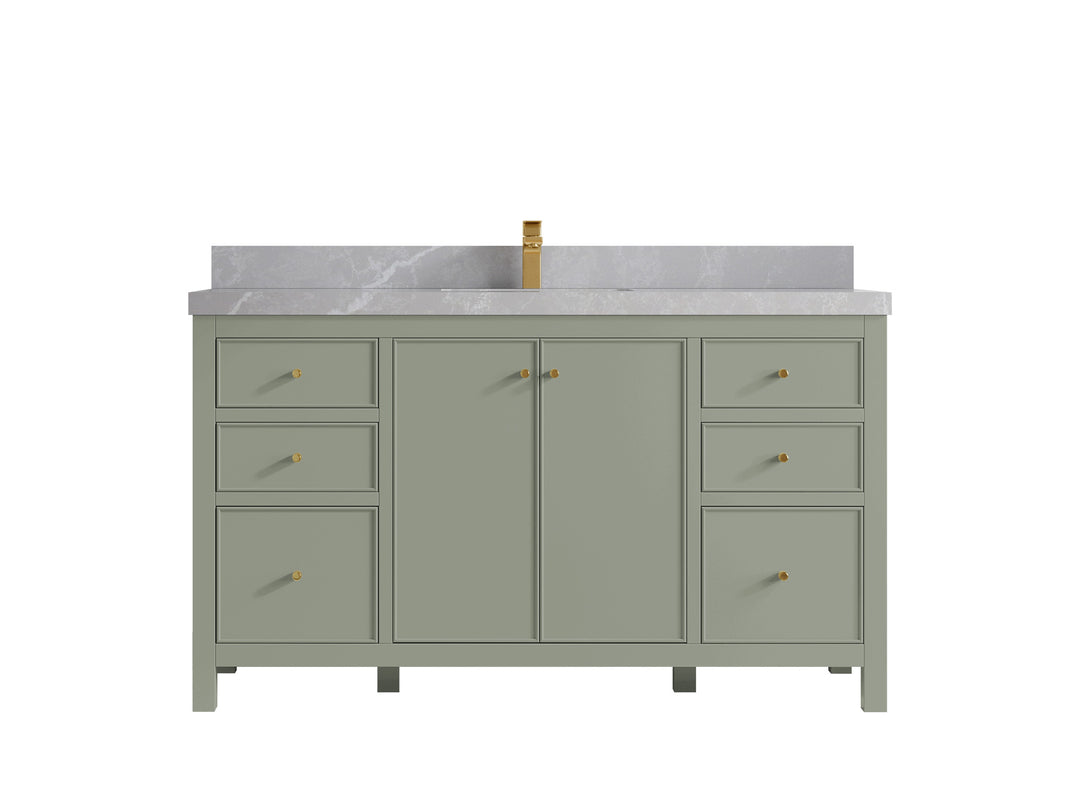 Chicago 60 in. W x 22 in. D Single Sink Bathroom Vanity