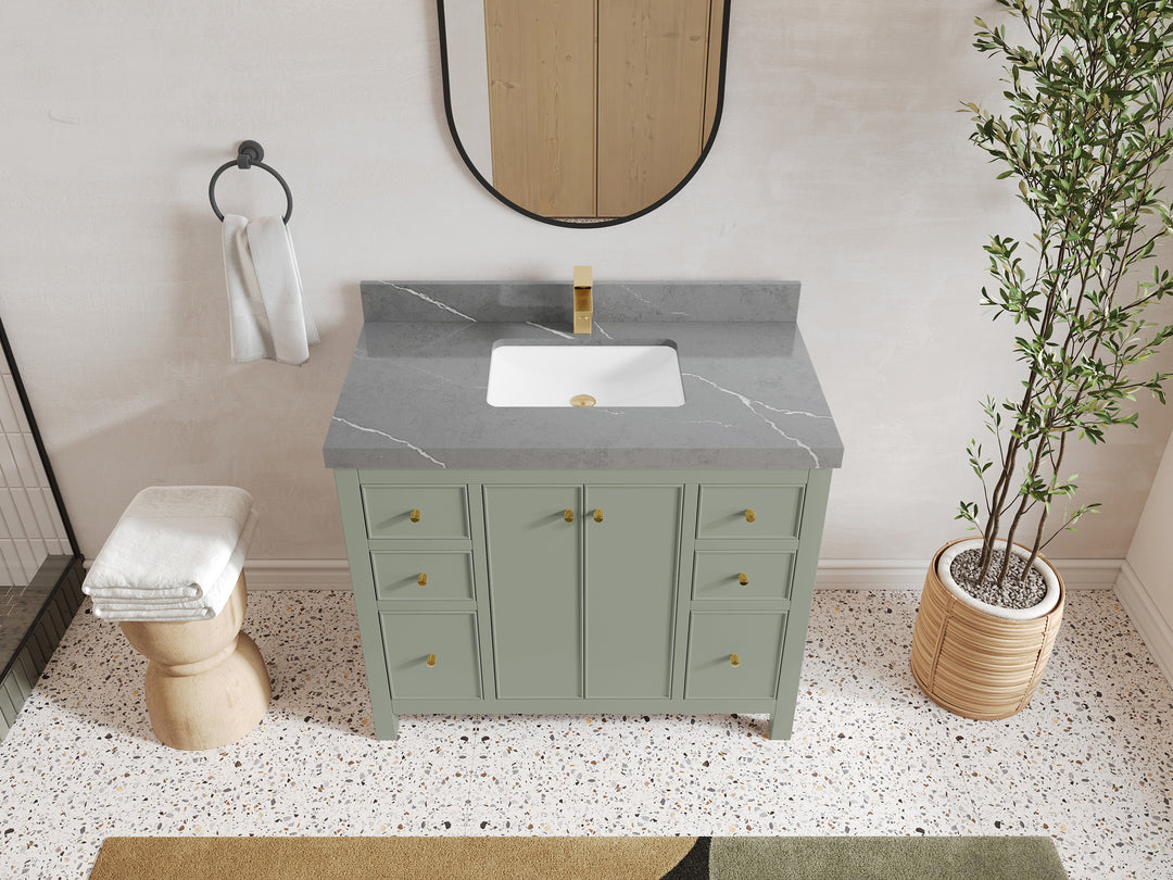 Chicago 42 in. W x 22 in. D Single Sink Bathroom Vanity