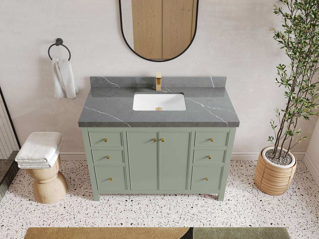 Chicago 48 in. W x 22 in. D Single Sink Bathroom Vanity
