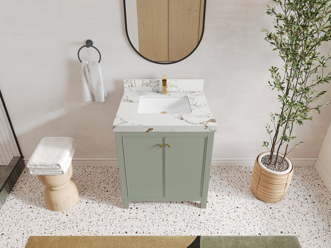 Chicago 30 in. W x 22 in. D Single Sink Bathroom Vanity