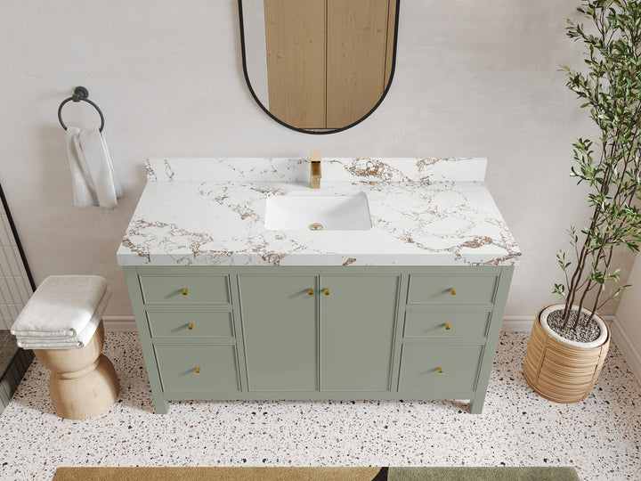 Chicago 60 in. W x 22 in. D Single Sink Bathroom Vanity - photo 38