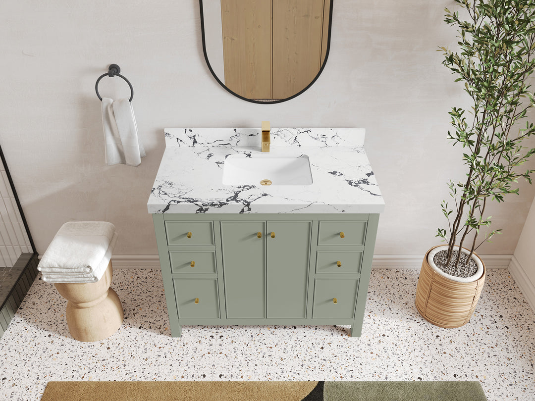 Chicago 42 in. W x 22 in. D Single Sink Bathroom Vanity